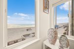 Unobstructed Ocean Views from all rooms/living room. Double Pane windows